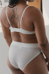 BASERANGE Stretch Flared Briefs UNEL Collection Ribbed Cotton Portugal BAS-UNEL-BL-000-UNDYED